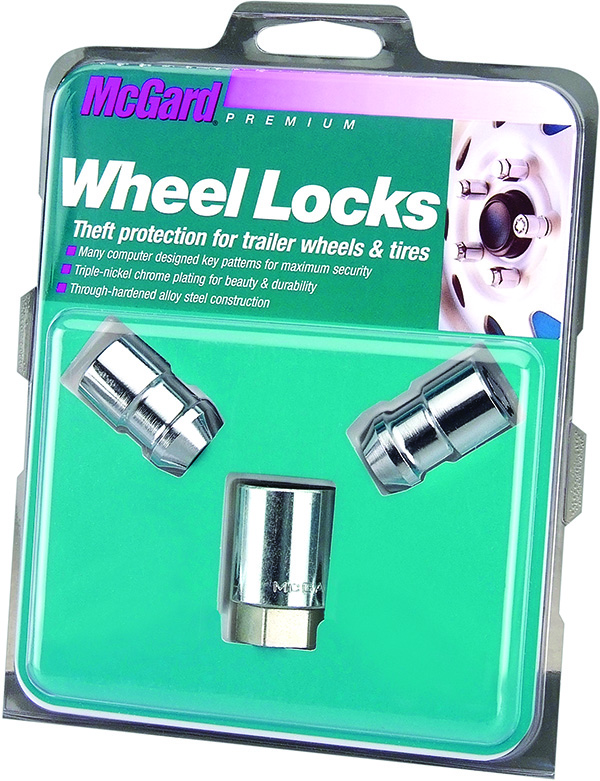 Do you have trailer wheel lock nuts in a 4 pack with one key?