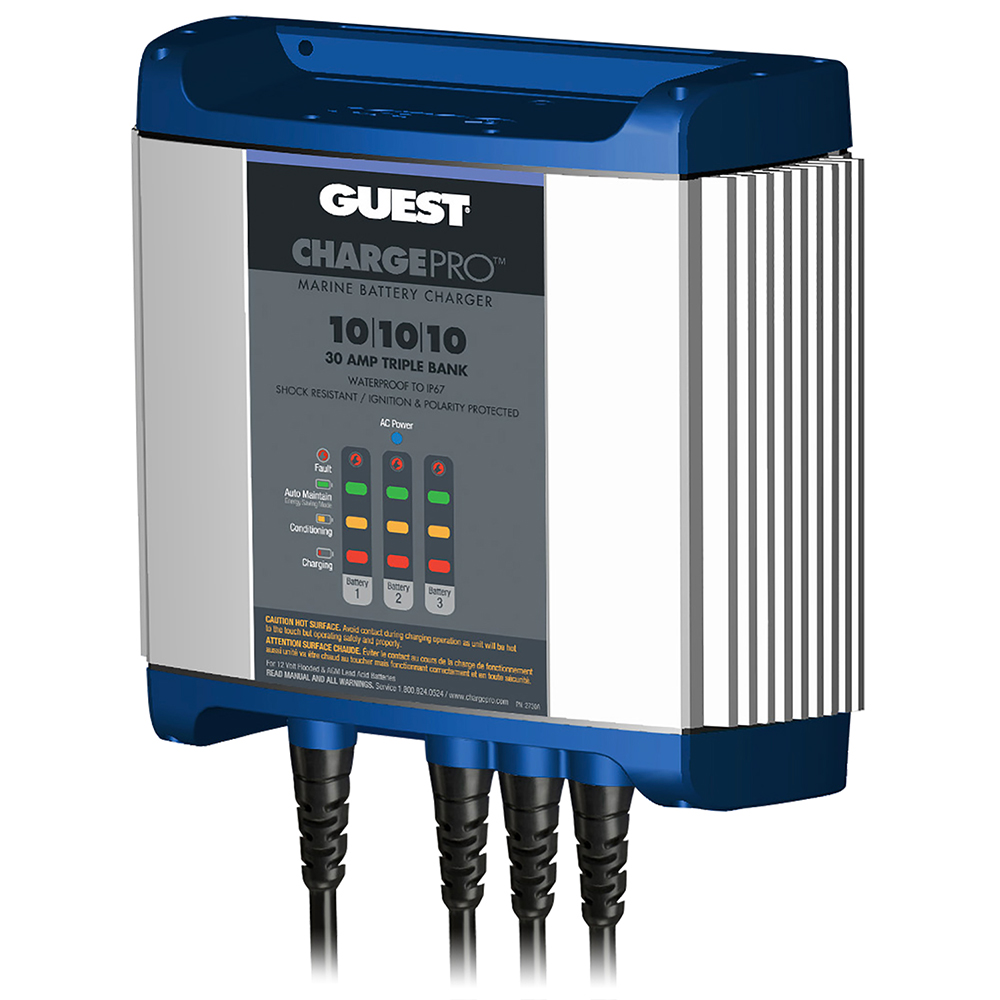 Guest On-Board Battery Charger 30A / 12V - 3 Bank - 120V Input - P/N 2731A Questions & Answers