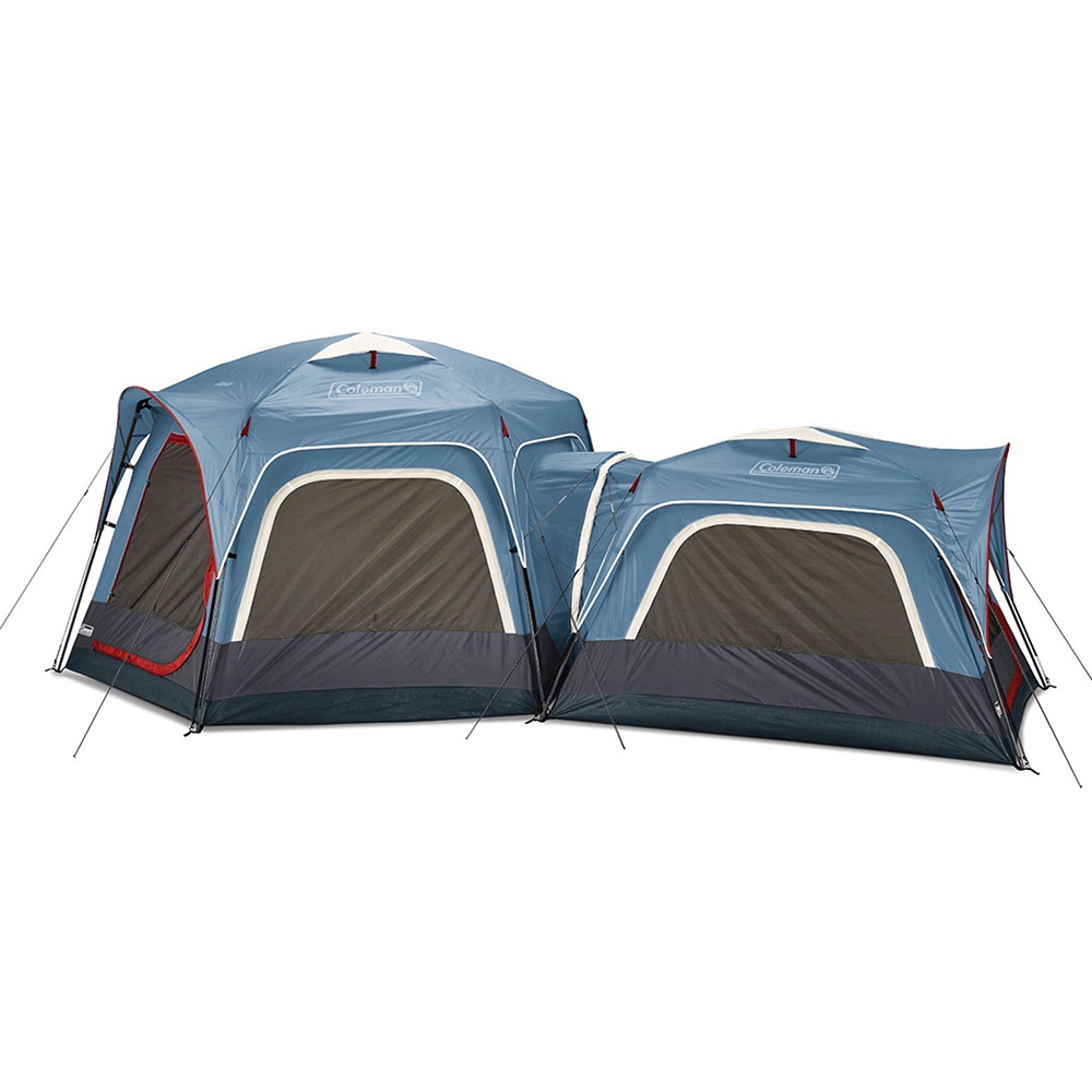 Coleman 3-Person & 6-Person Connectable Tent Bundle with Fast Pitch Setup - Set of 2 - Blue - P/N 2000033782 Questions & Answers