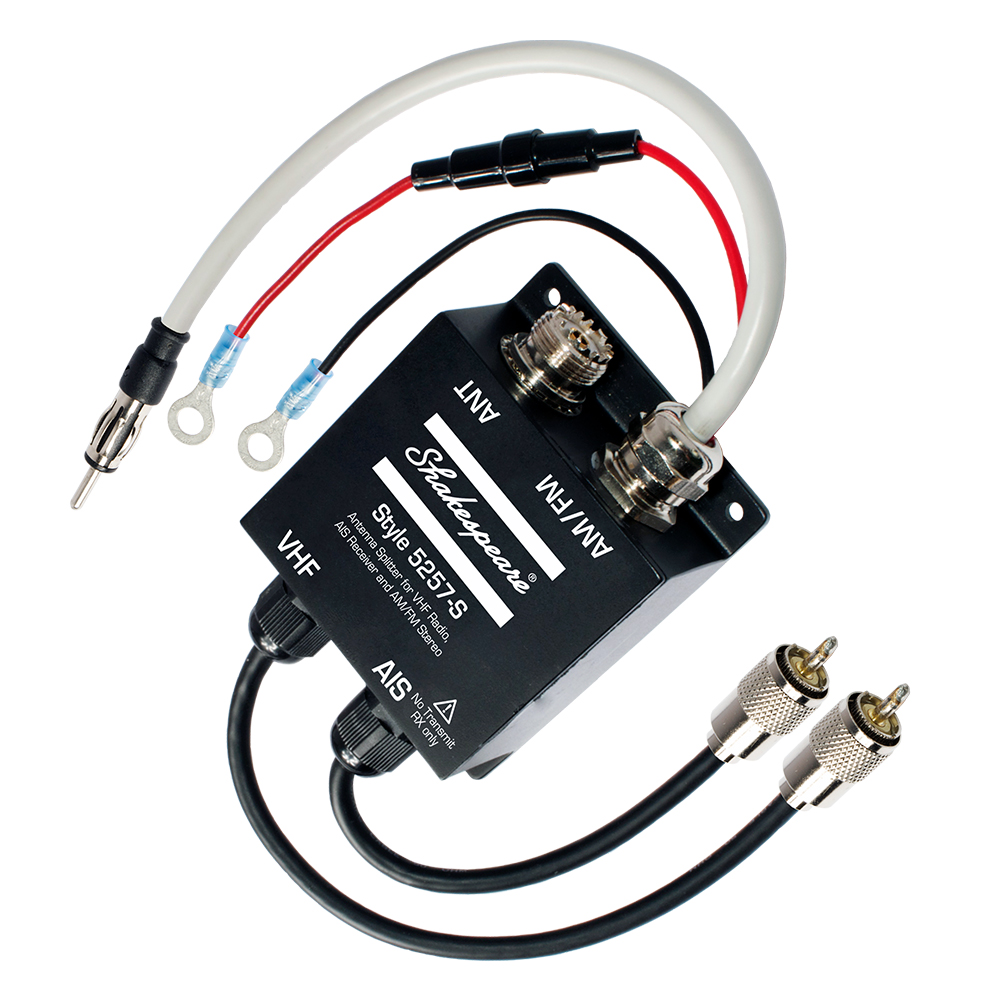 Shakespeare 5257-S Antenna Splitter for VHF Radio, AIS Receiver & AM/FM Stereo - P/N 5257-S Questions & Answers