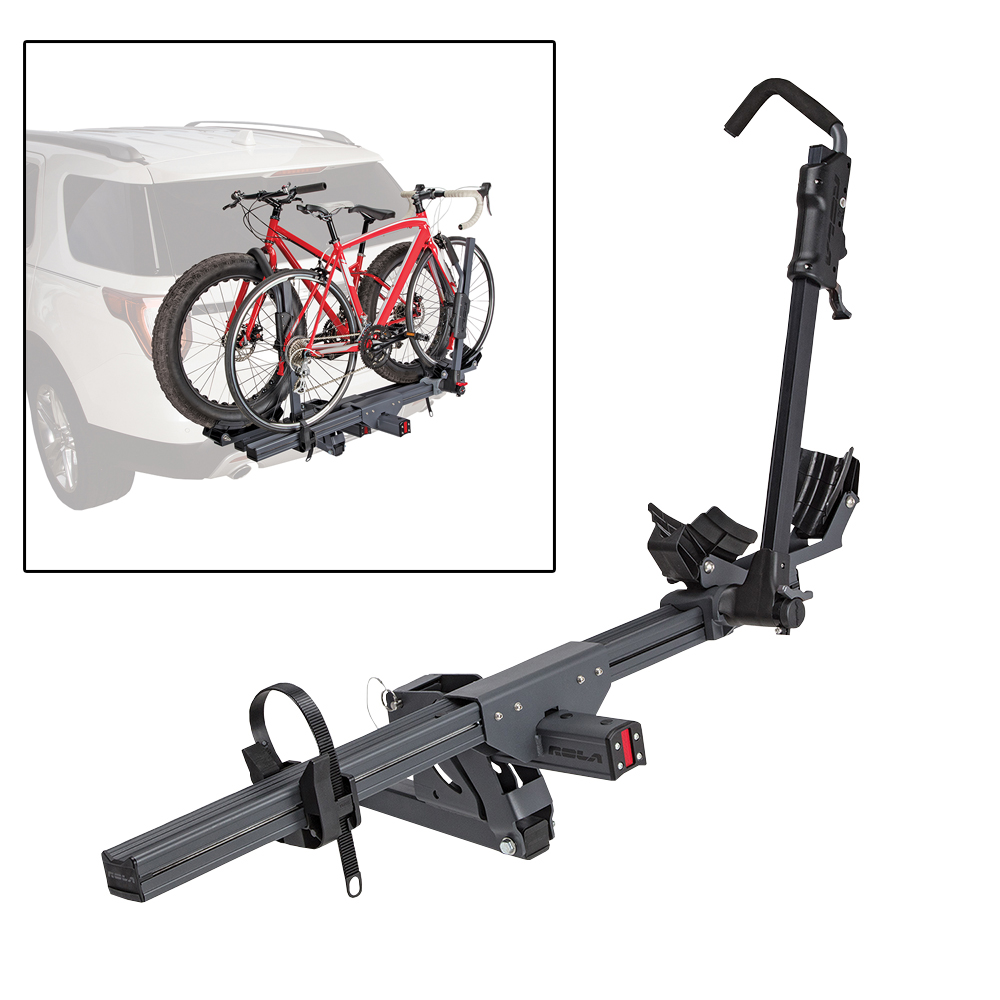 What is the maximum bike weight for a single bike? Is there an adaptor for a 2" hitch receiver?