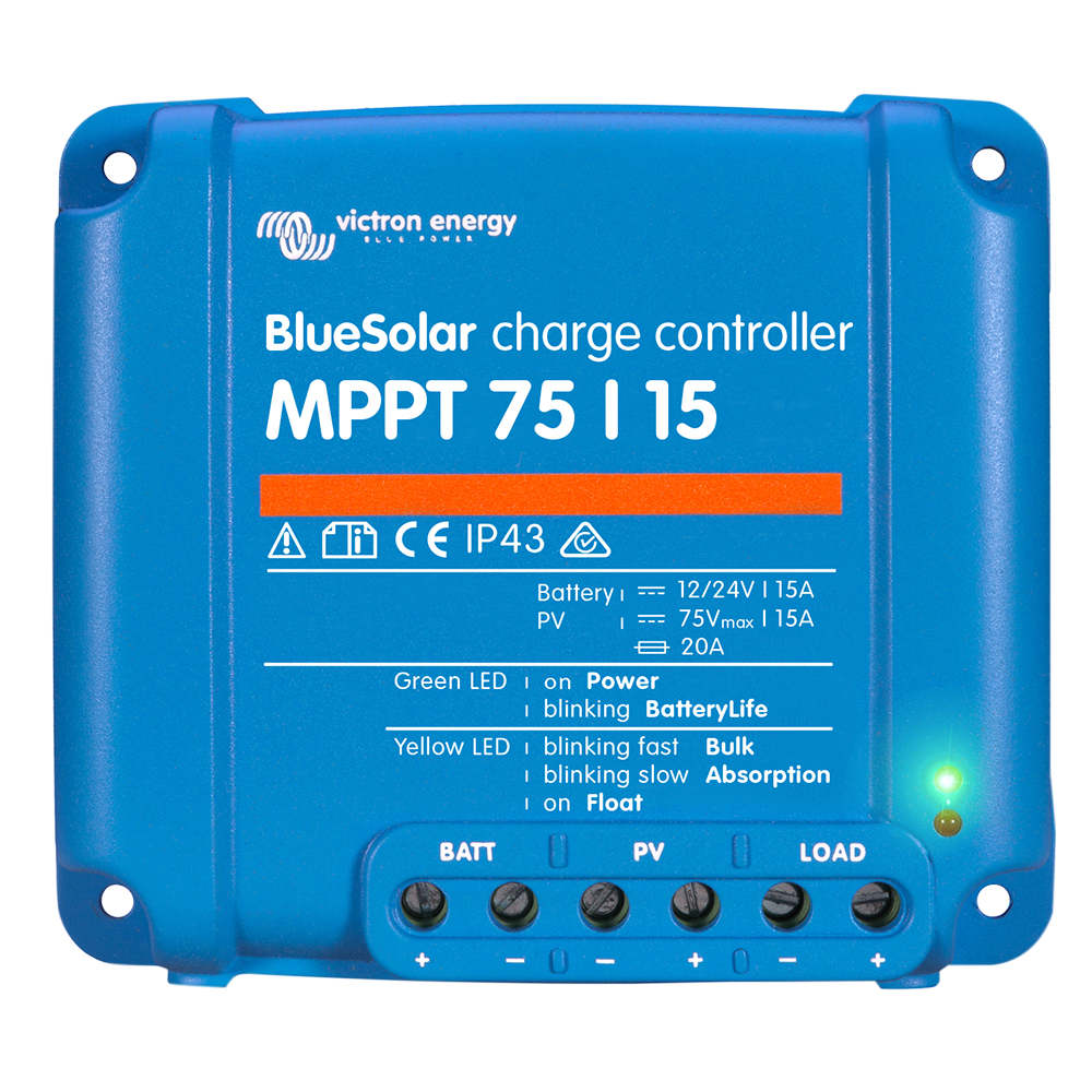 Victron BlueSolar MPPT Charge Controller - 75V - 15AMP - UL Approved - P/N SCC010015050R Questions & Answers