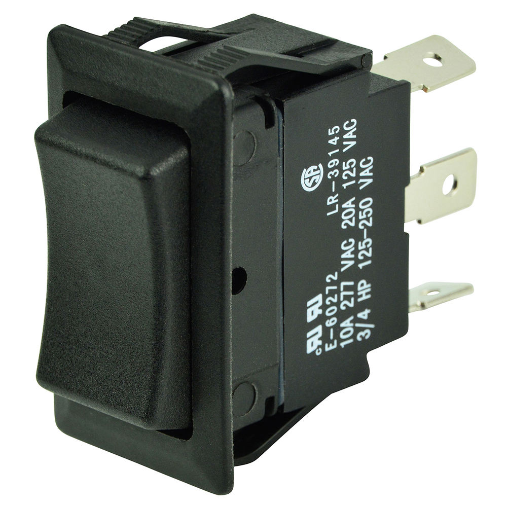 BEP SPDT Rocker Switch - 12V/24V - (ON)/OFF/(ON) - P/N 1001711 Questions & Answers